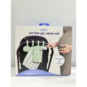 Ubbi On-The-Go Diapering Gift Set Includes Changing Mat, Pacific Holder And More